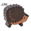 Wooden Card Holder Mushroom Place Holder, Mini Hedgehog Table Number Solid Wood Photo Clip Farmhouse Note Picture for Home Office