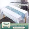 OIMG Disposable Blue Polka Dot Tablecloth