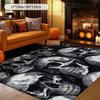 2D Fashion Halloween Print Decor Rug, Versatile Mat for Living Room, Sofa Side, Bedroom, Bedside, Entryway, Dining Room