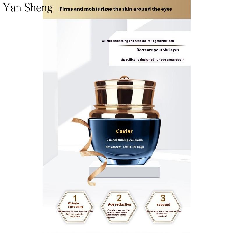Caviar Eye Cream Anti-wrinkle Tightening and Rehydrating Anti-aging Fading Dark Circles Stay Up Late To Go Pouch