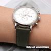 For Omega Seiko Casio Tissot Watch Strap 19mm 20mm 22mm 23mm 24mm Nylon Leather Wrist Band Men's Waterproof Canvas Bracelet Belt