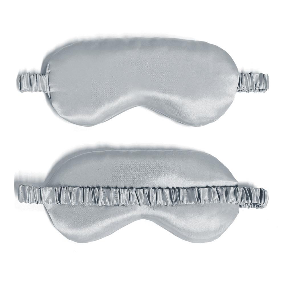 Eye Mask Satin Sleep Blackout Blindfold Soft Comfortable Travel Sleeping Mask Women Men Adjustable Elastic Band Eye Cover