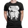 Hip Hop Beavis und Butthead Horror Schwarz-Weiß T-Shirt Herren Baumwolle Kurzarm Rundhals Sommerkleidung