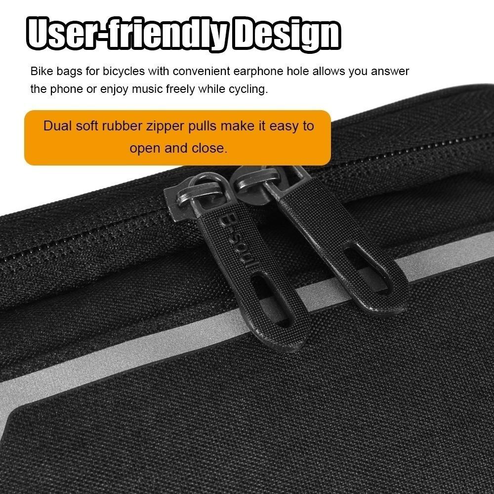 Waterproof Bike Bags for Bicycles with Headphone Hole Bike Rack Bag Bike Bags  Riding Accessories