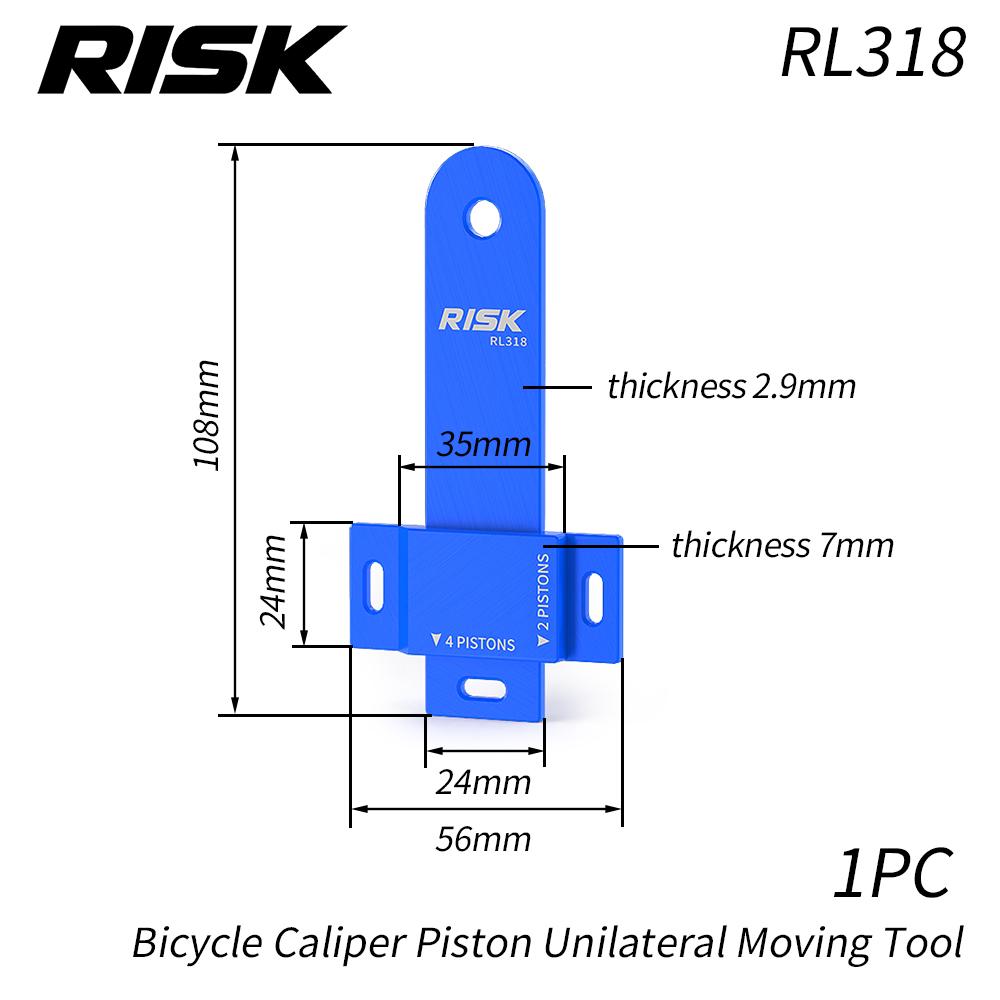 RISK Bicycle Hydraulic Disc brake caliper piston tool MTB Road bike Caliper Spreader Reset return tool brake caliper repair kit RL318
