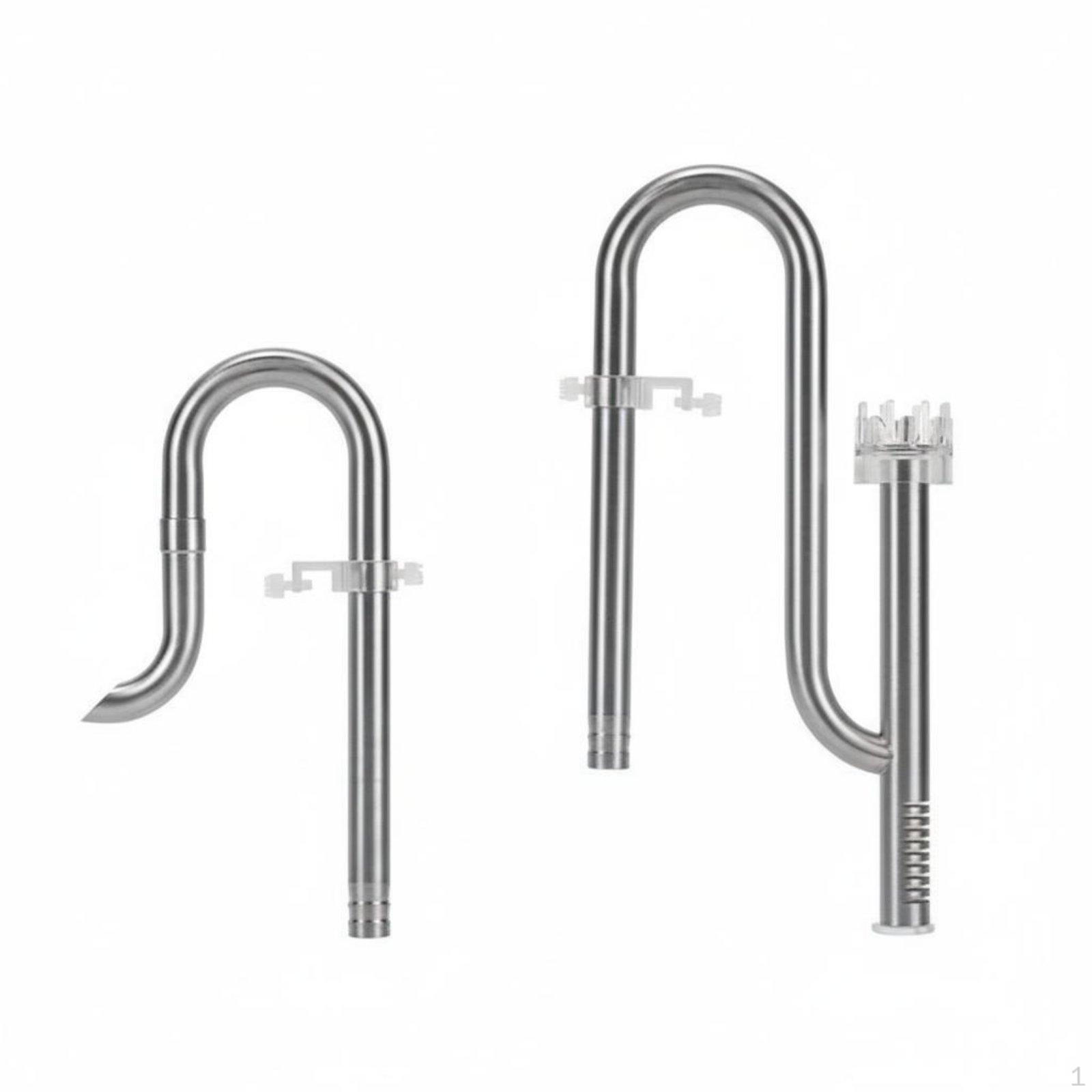 Aquarium Inflow Outflow Pipe Kit Rust Resistant Surface Skimmer Set Easy to Clean Canister