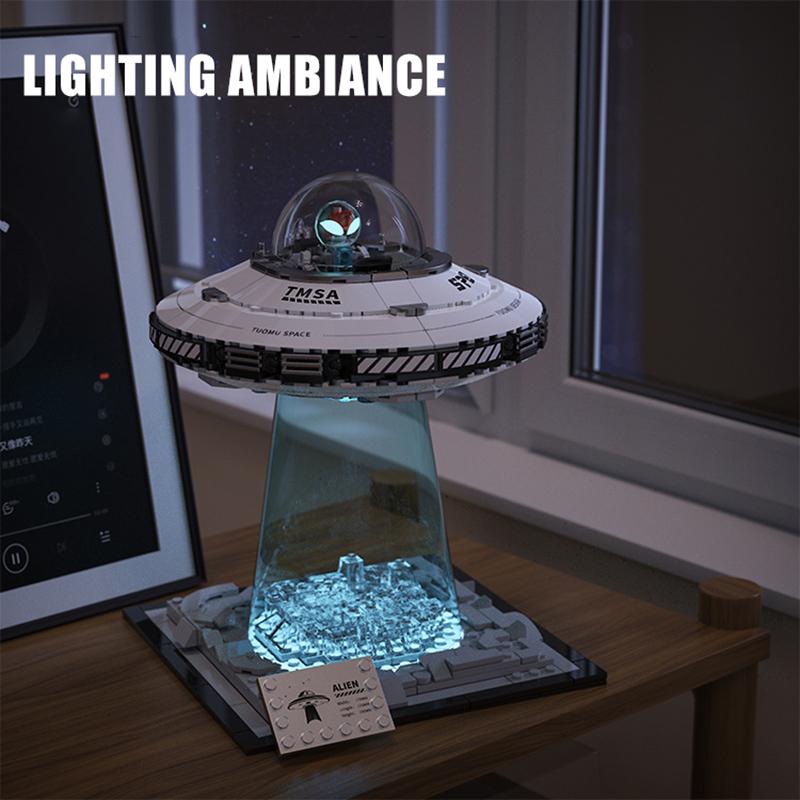 High-Quality Technical High-Quality Ufo High-Quality Spacecraft High-Quality With High-Quality Lights High-Quality Building High-Quality Blocks