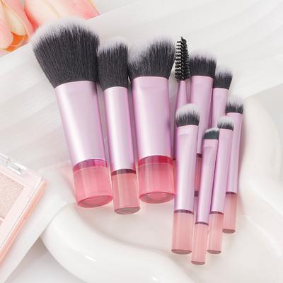 10 Stück Mini Make-up Pinsel Set Puder Lidschatten Foundation Rouge Concealer Beauty Make-up Werkzeuge Pinsel Professionelle Zubehör