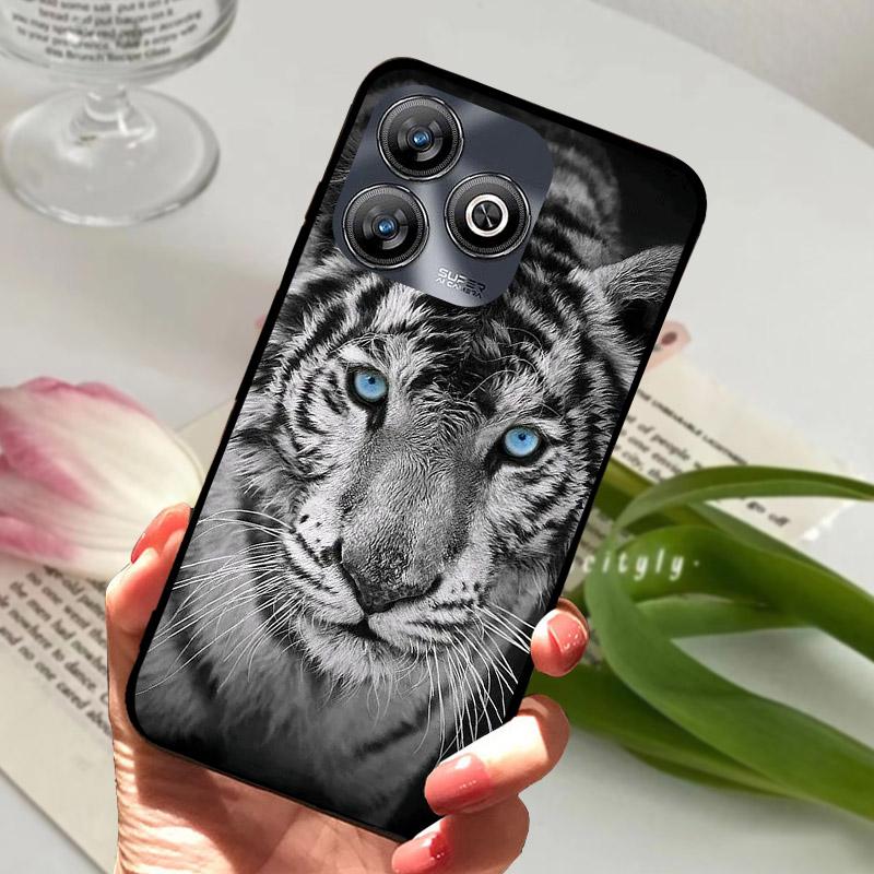 For ZTE Blade V60 Smart 4G Case Cool Wolf Lion Luxury Silicone Soft TPU Phone Cover For ZTE Blade A75 4G V60Smart Fundas Shell