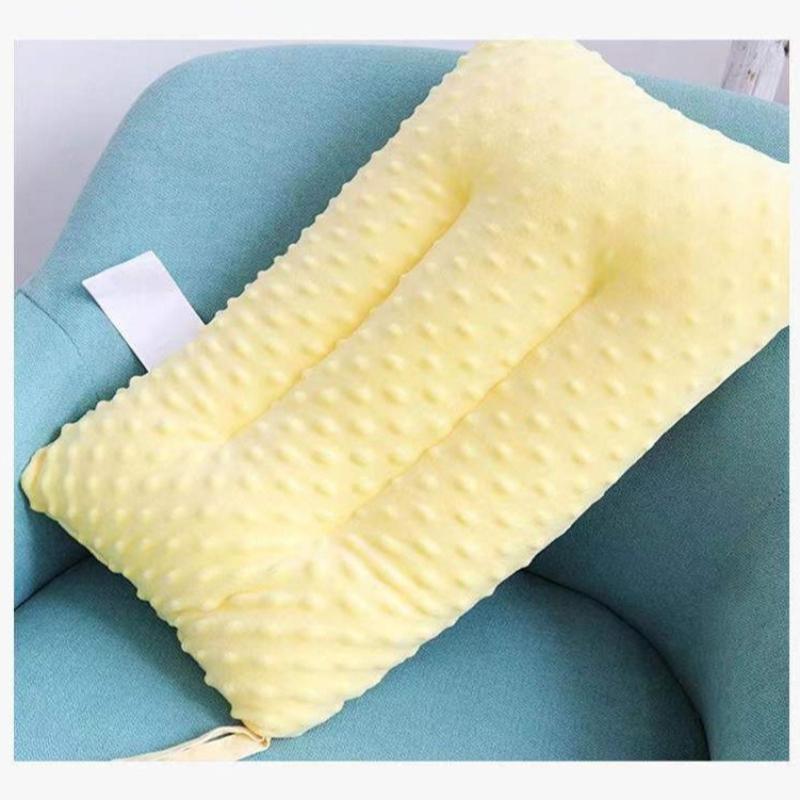 1pcs AB Double-sided Children's Sleep Pillow 3D Three-dimensional Bean Velvet Kindergarten Pillow Core Breathable and Dry Cartoon Printed Pillows