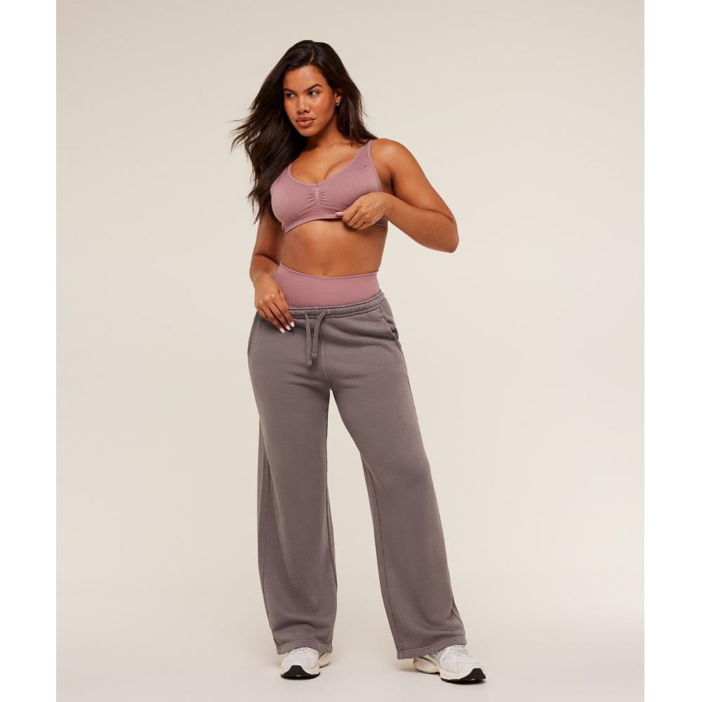 Gymshark Pump Straight Leg Pant Gs Cool Brown Wash B5c8n Ndf3