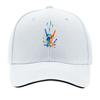 Abstract Liquid Splash Gesture Artwo Sandwich Baseball Cap Sun Cap Outdoor Workouts Hat