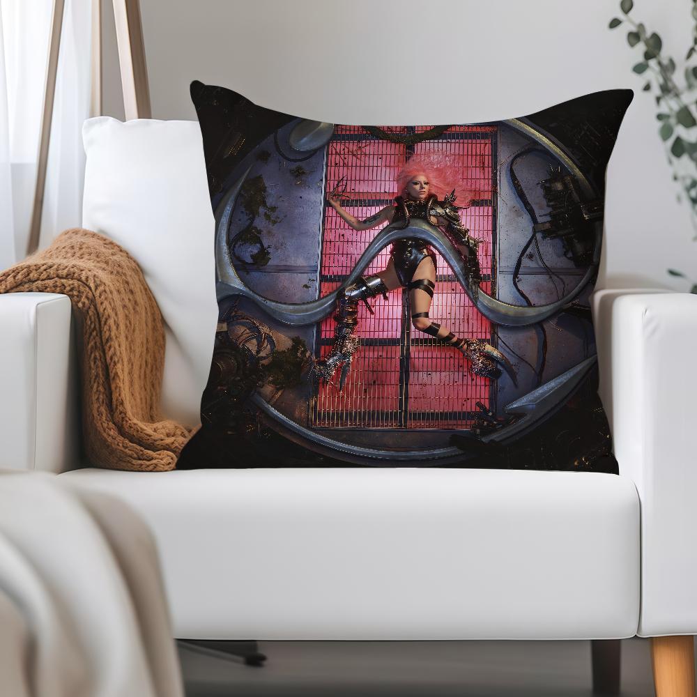 Singer L-Lady Gaga Mayhem Pillow Case Applicable Space For Guest Rooms Interiors Cars Office House Decoration