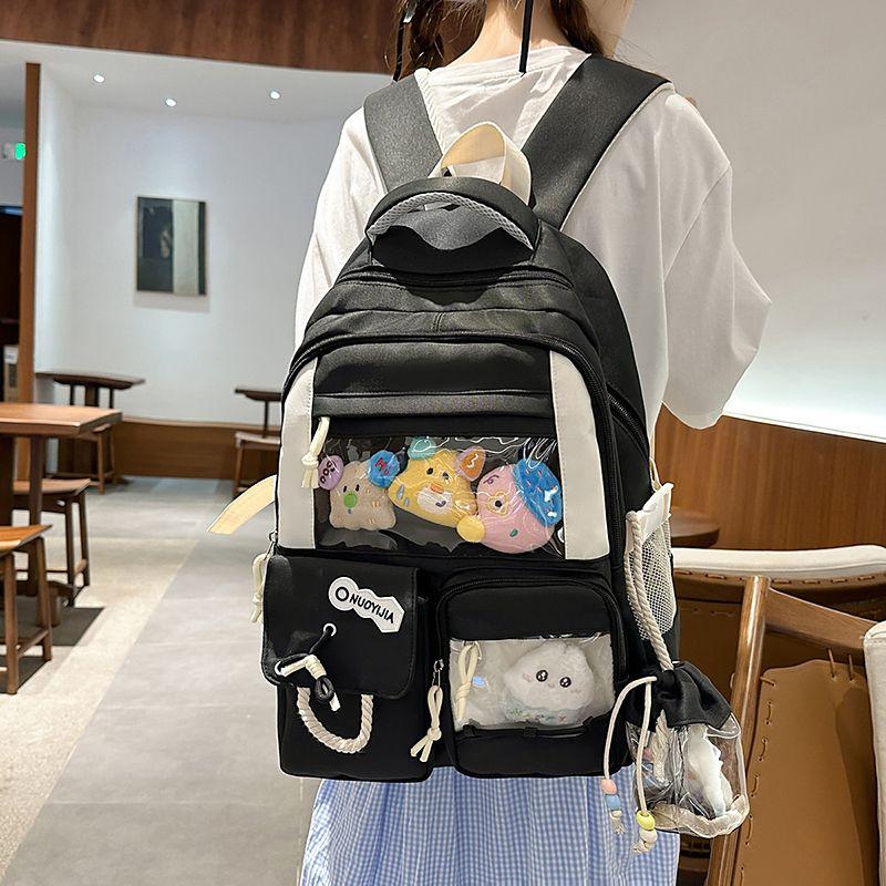 Junior High School Student Good-looking Primary School Student Cute Backpack Cartoon Backpack High School Student Large Capacity Lightweight Backpack
