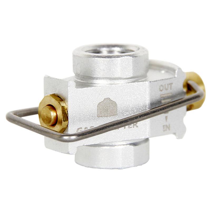 

Camping Plus Gas Converter Shifter Refill Flat Tank Conversion Adapter білий