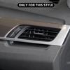 2pcs ABS Chrome Car Air Conditioning AC Vent Cover Frame Trim for BMW X1 F48 2016 - 2020 Air Outlet Cover Sticker Accessories