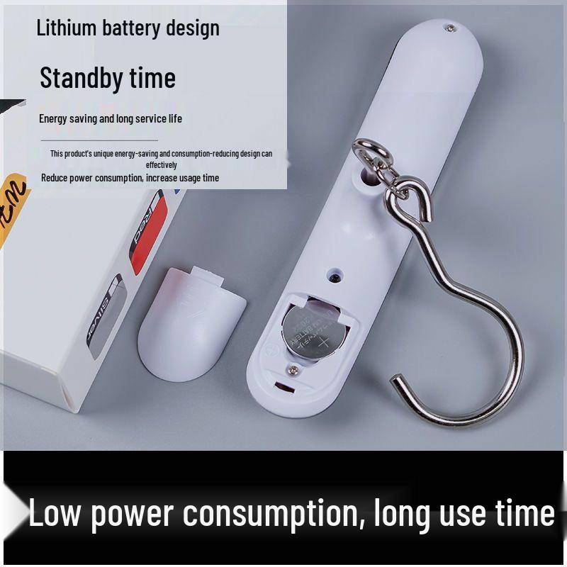 Portable High-Precision Electronic Luggage Scale, 50kg Capacity, Handheld for Home Use