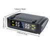 Digital LCD Display Tire Pressure Monitoring System Temperature Warning USB / Solar Power Car TPMS 0-6Bar Waterproof