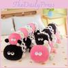 Cute Long Caterpillar Cushion With Short Plush Cover For Kids Decoration Room