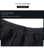 2025 Men's Loose Fit Velvet-Lined Winter Sports Pants with Zipper Cuffs