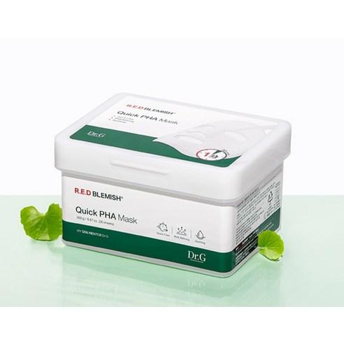 [Quick Soothing] Dr.G Red Blemish Quick PHA Mask Gentle Exfoliating & Soothing Sheet Mask 30pcs