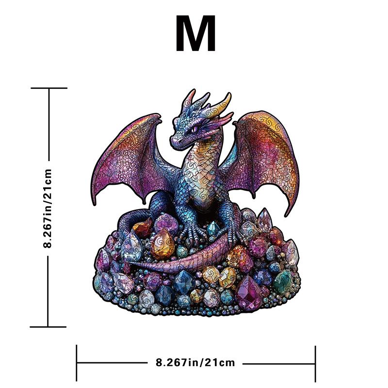 Wooden Irregularly Shaped Animal Jigsaw Puzzles Adult Toys 3D Lions Dinosaurs Eagles Creative Crafts Jigsaw Games Holiday Gifts