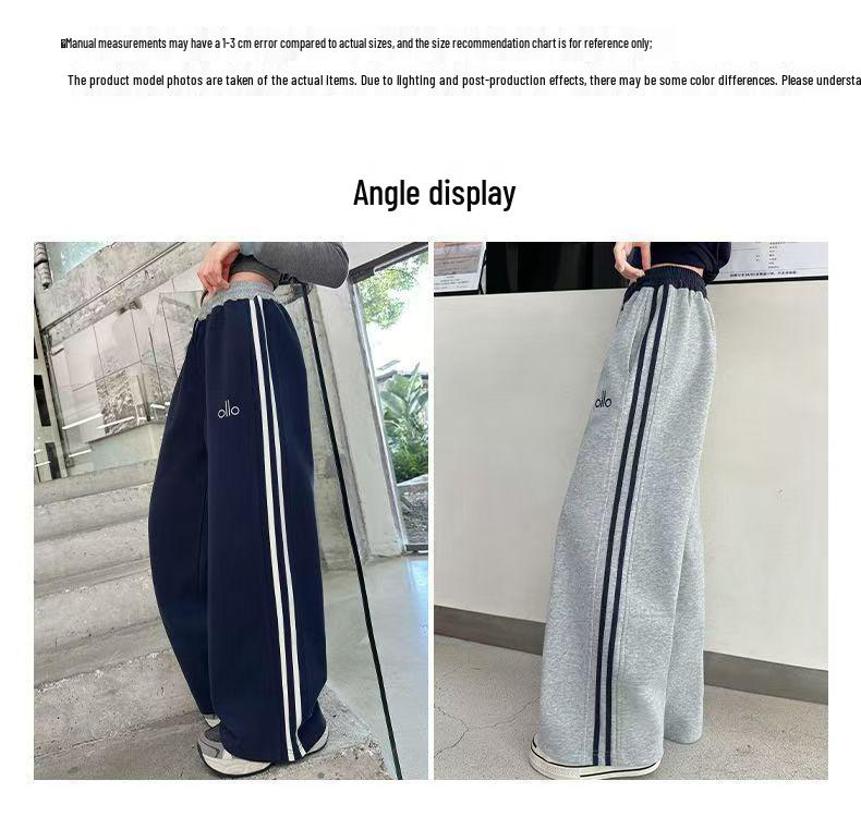 Mädchen Frühling-Herbst Gerade Hosen – Jugend Weite Leggings Freizeit Hosen