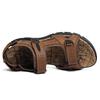 Summer Men's Leather Beach Sandal Sandals Leather Lightweight Sports Sandals Mens Genuine Leather Sandals