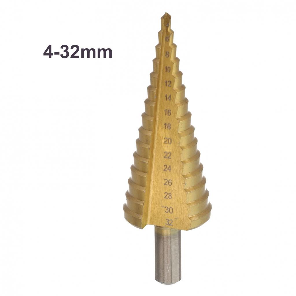 Step Cone Drill Accessories Golden High Speed Steel
