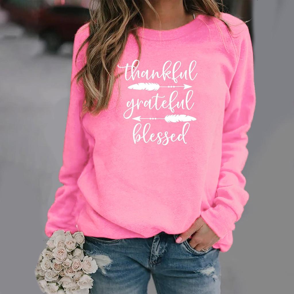 2026 Women's English Letter Pattern Round Neck Hoodie