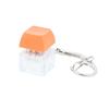 Mini Mechanical Keyboard Fidget Keychain Stress Relief Clicker Toy Portable Finger Press Sensory Toy Keyring Bag Pendant Decor