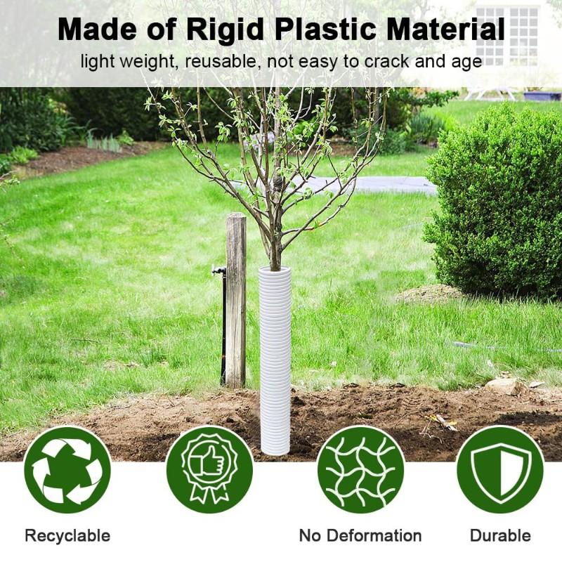 For Sapling Plants Seedling Tree Trunk Protection Guard 5 Pcs Tree Guards-Bark Protector Tree Trunk Wraps