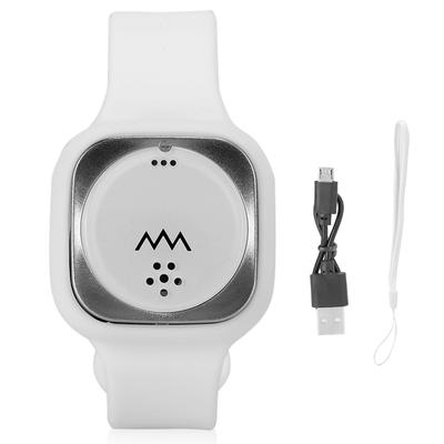Ultraschall-Mückenschutzarmband, elektronisches Anti-Mücken-Armband für den Außenbereich, Weiß