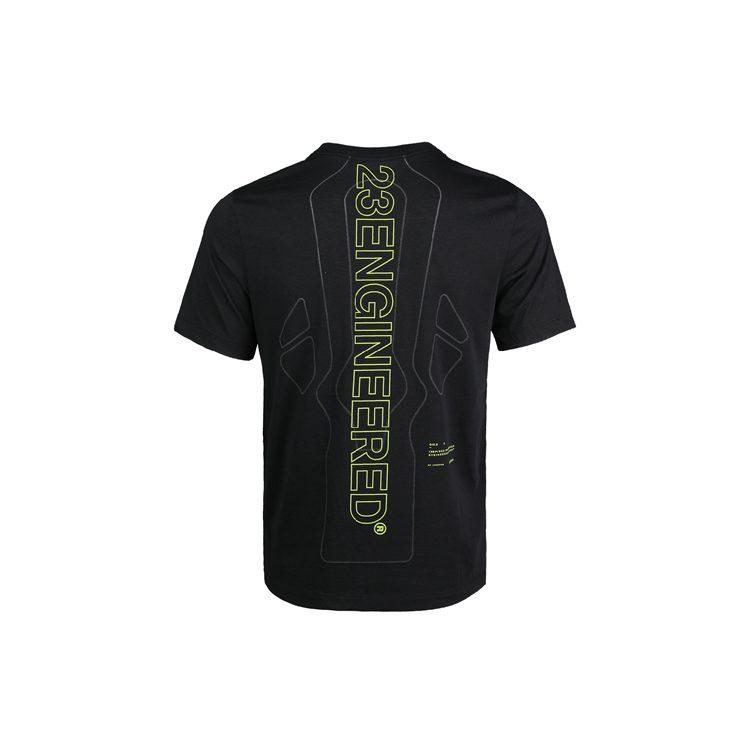 Jordan AS M J 23ENG SS WM CREW T Shirts Men's Black Crew Neck Moderate Straight Fit CJ6233-010