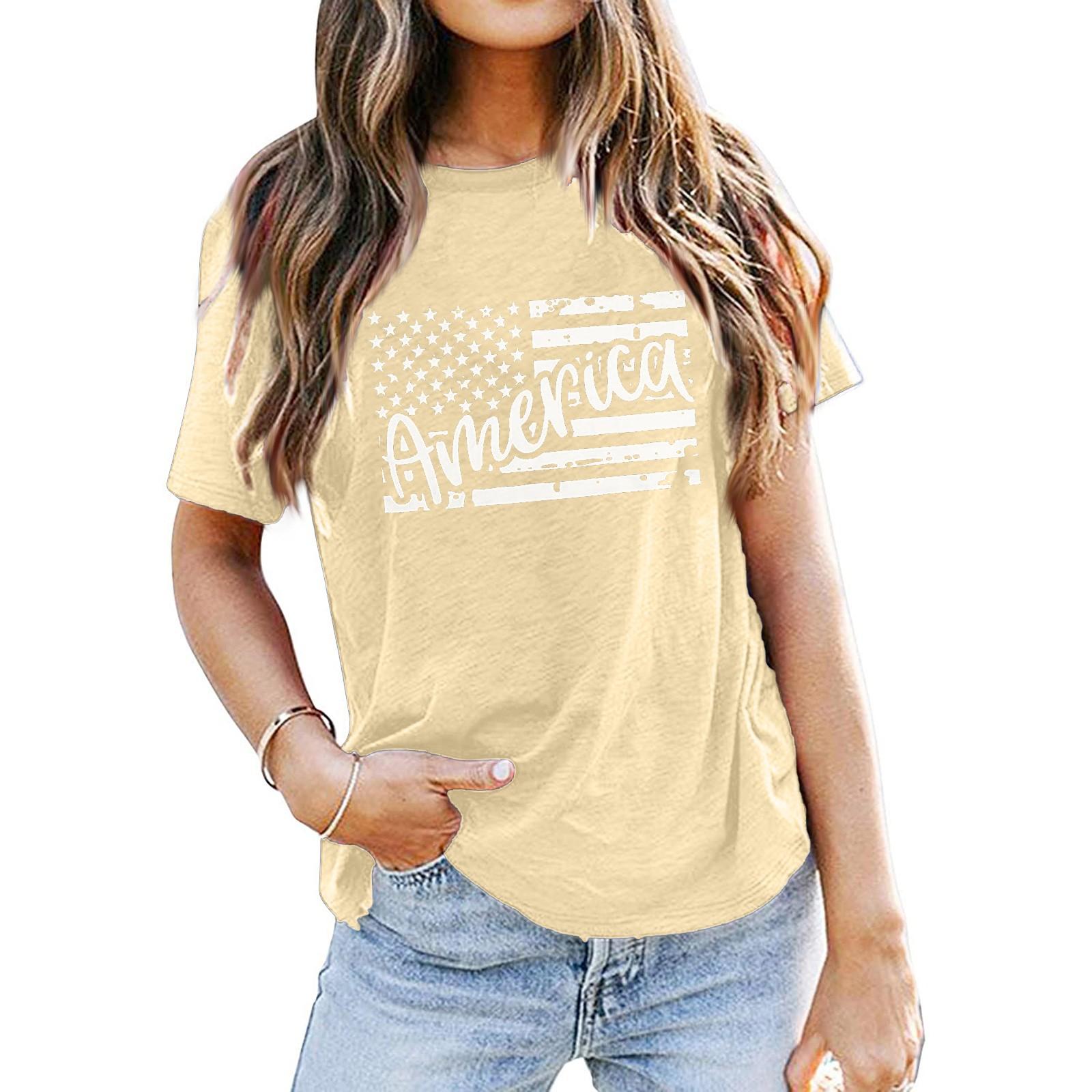 

Folulus Женская однотонная рваная свободная футболка Sasual с короткими рукавами и топом