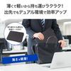IODATA Mobile Monitor 16 inch 1920x1200 IPS Panel with Carrying Case - EX-YC163D Black