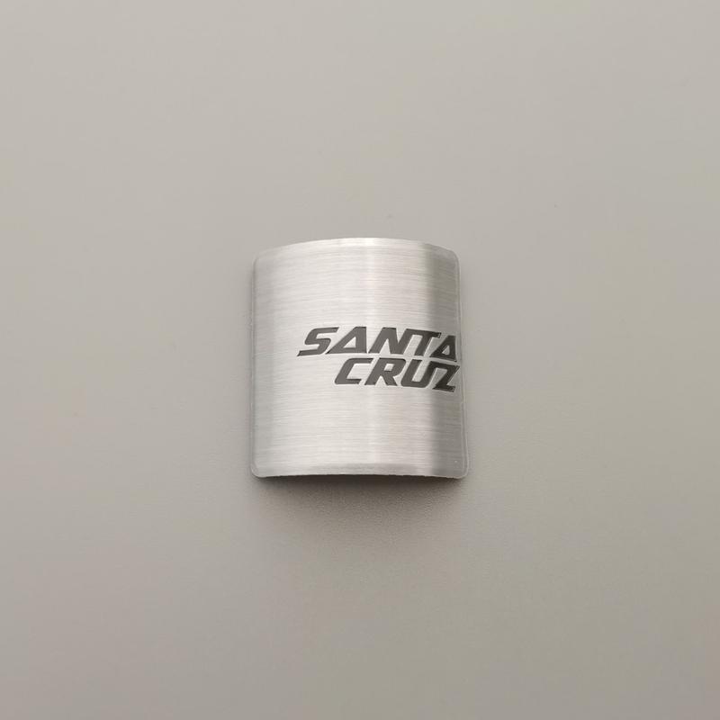 Santa Cruz Bike Badge, Mountain Bicycle Sticker, DIY Personalized Decorative Sign, Soft Aluminum Alloy Sticker