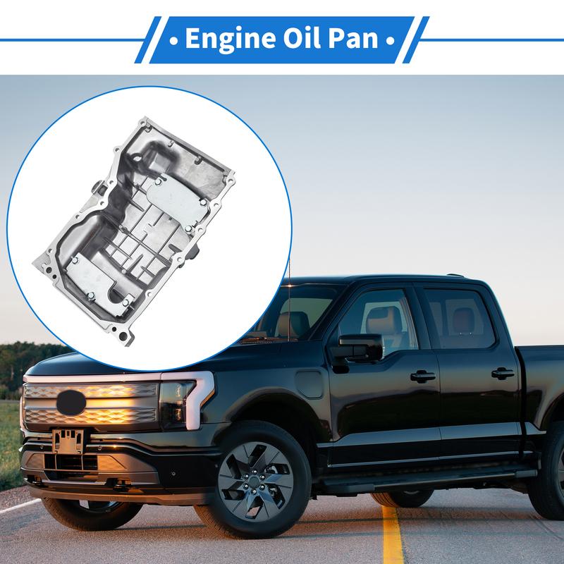 UXCELL No.6M8G6675AC Engine Oil Pan for Ford Fusion S Petrol L4 2.3L 2006-2010 Aluminum