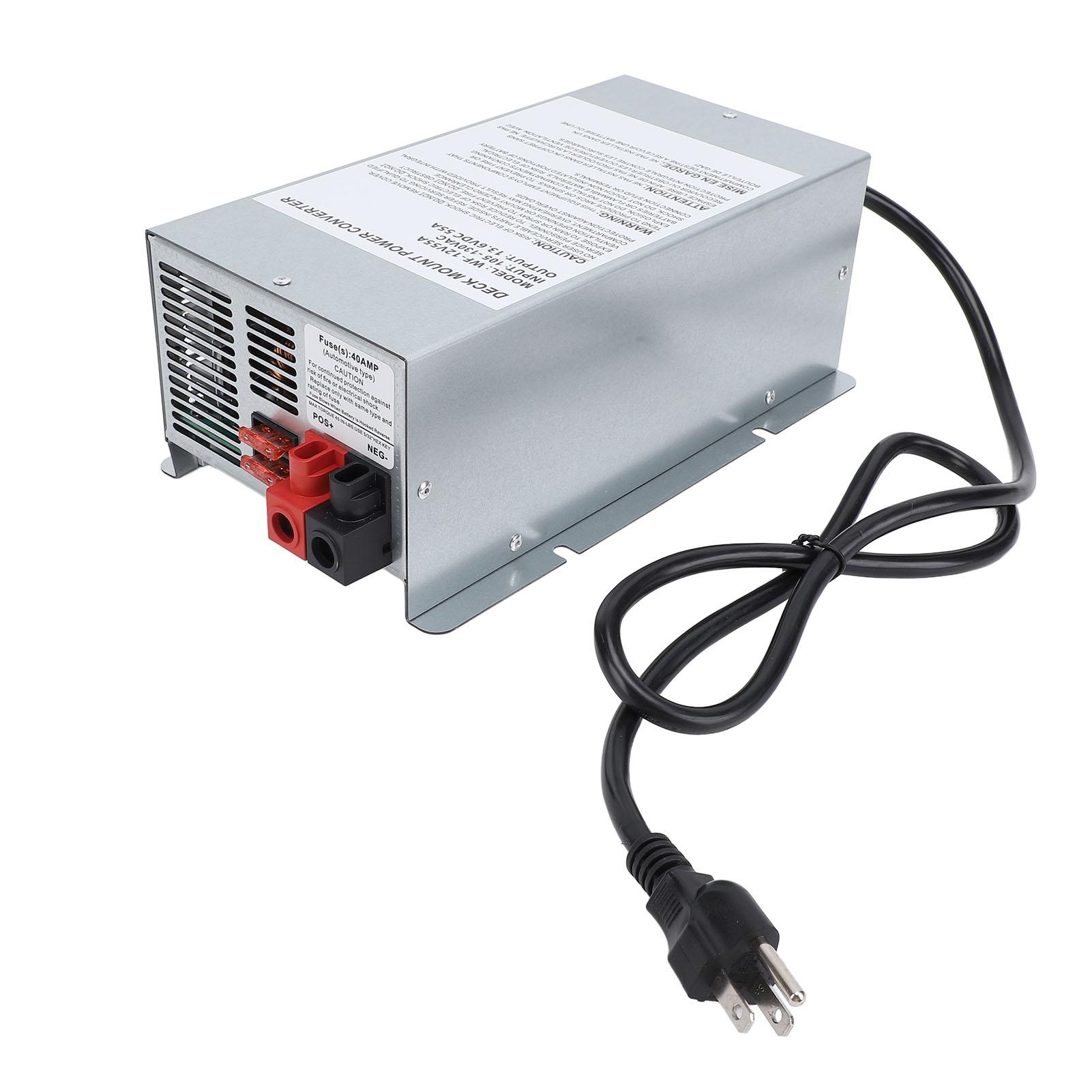 

Преобразователь мощности для крепления на палубе WF 9855 55 А, 3-ступенчатый режим интеллектуальной зарядки, зарядное устройство для прицепа на колесах