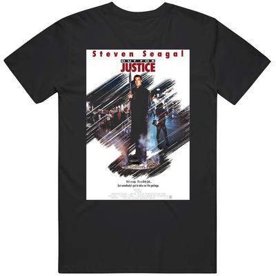 Retro Cult Classic Action Movie Poster Out For Justice Fan V3  T Shirt