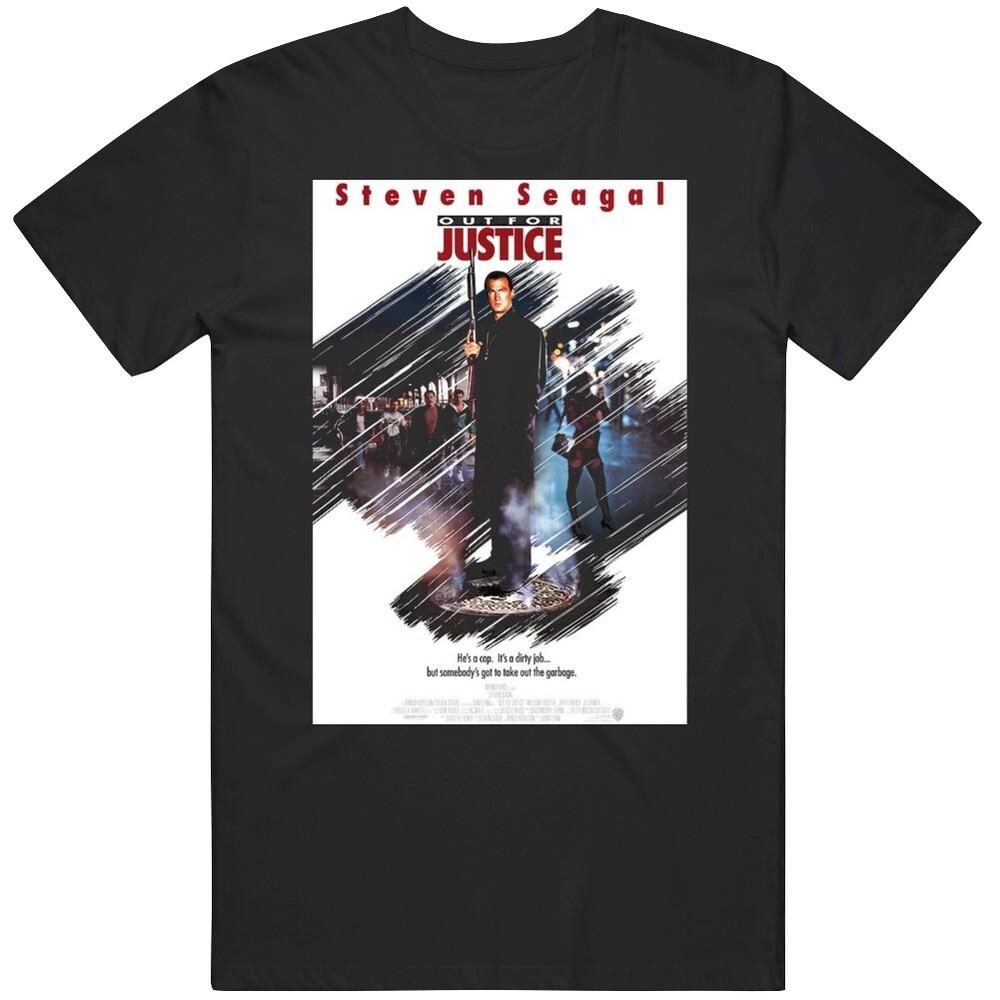 

Retro Cult Classic Action Movie Poster Out For Justice Fan V3 T Shirt L