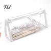School Supplies Case Transparent PVC Pencil Case, Large Capacity Waterproof Stationery Student Pen Storage Organizer, Durable Zipper Bag for Exam