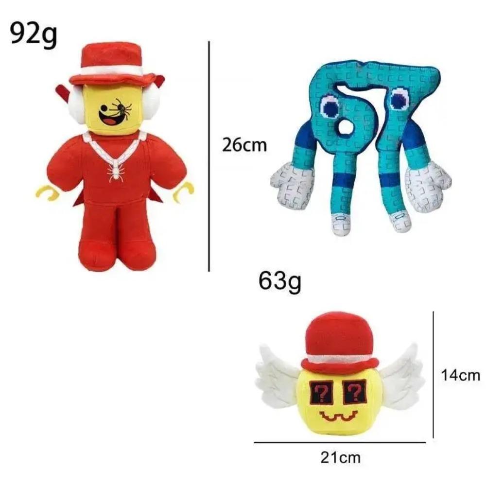 NEU Steal A Brainrot W Oder L Plüschtier 77 Berufe Morgen Schule Erdbeer-Elefant Plüschtier Niedliches Meowl Jandel Kuscheltier Spielzeug Geschenk für Fans