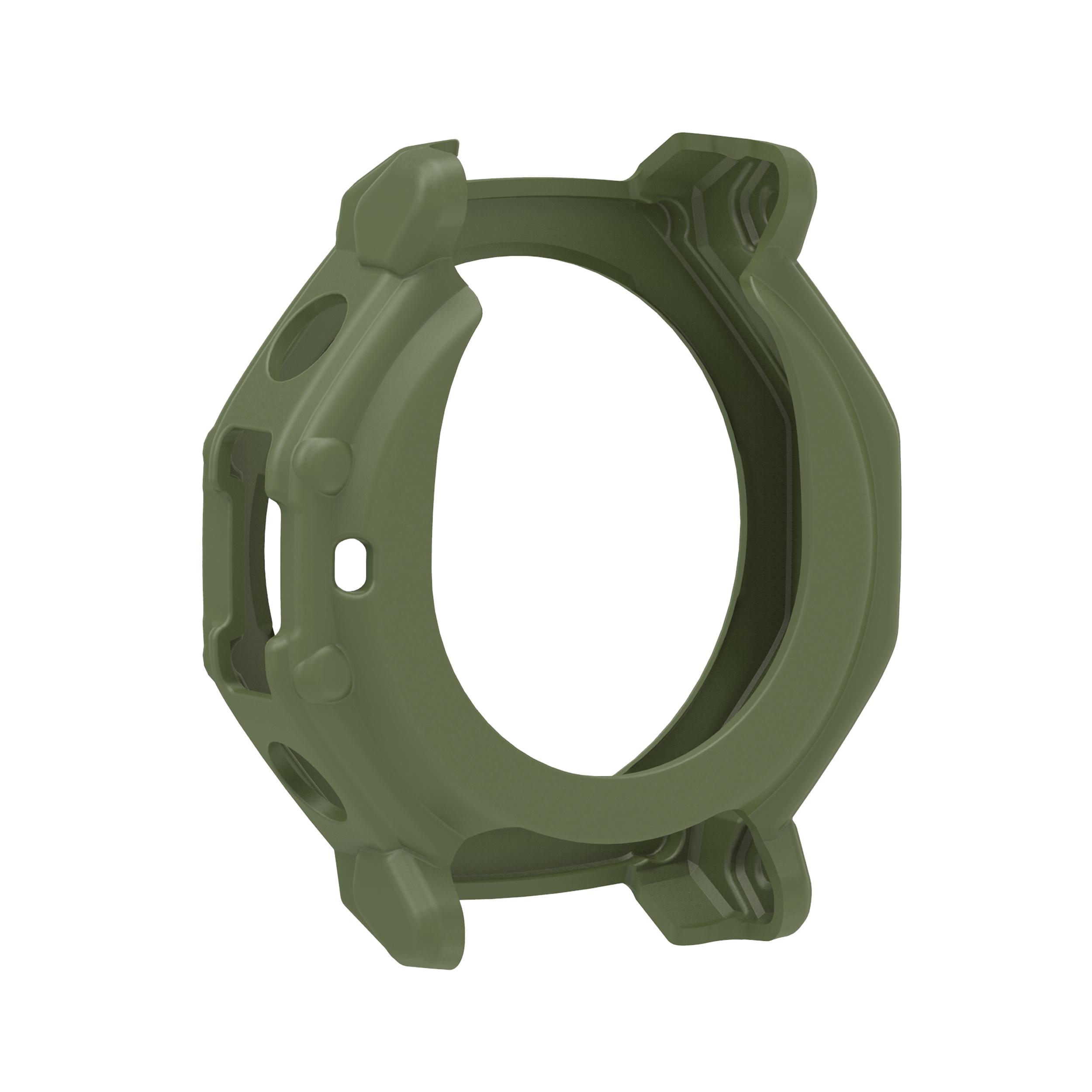 Silicone Cover For Huami Amazfit T-Rex 3pro Hollow and Soft Shell Case Super Light Watch Case Decoration For Amazfit T-Rex 3pro зелёный