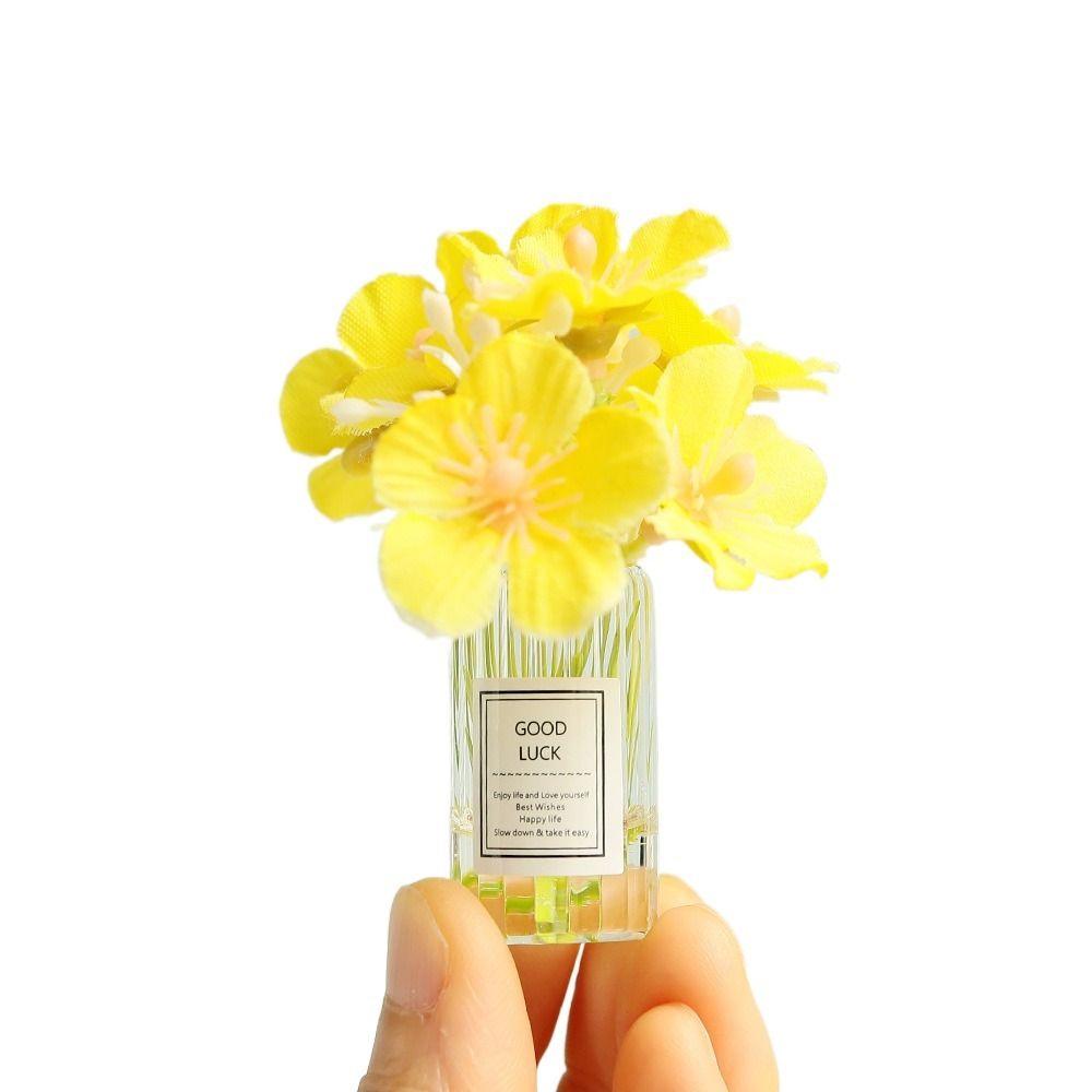 

Красочная стеклянная ваза Дыхание ребенка , модель, зеленые растения, кукольные аксессуары, мини-цветочная композиция, для девочек Style 3