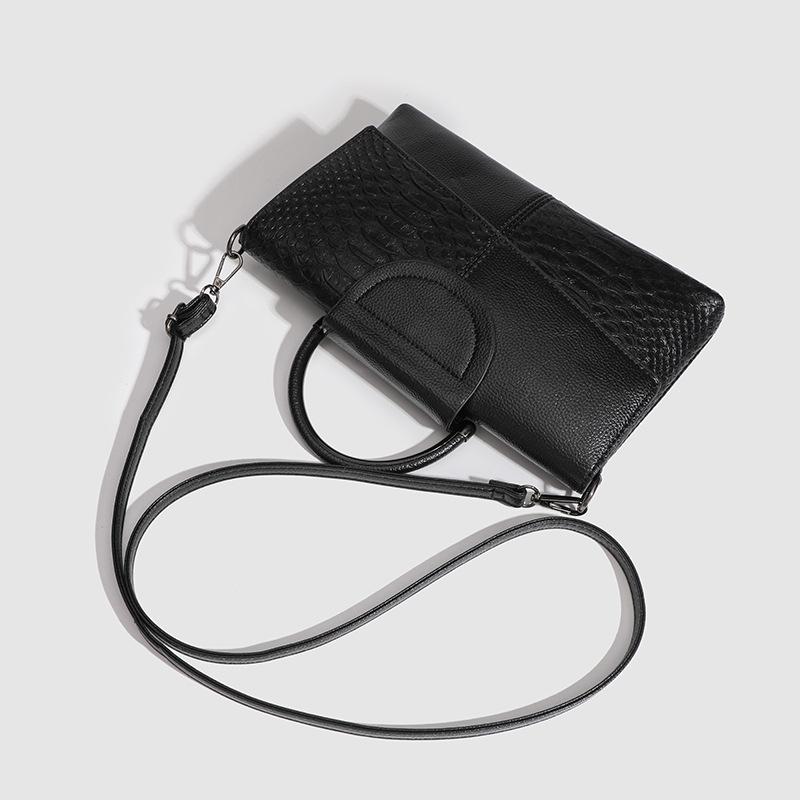 Textured Fashion Bag Women's Bag Diagonal Retro Women's Chic Mom Handbag