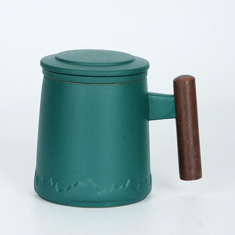 Ceramic Office Tea Mug Gift Set with Lid and Filter