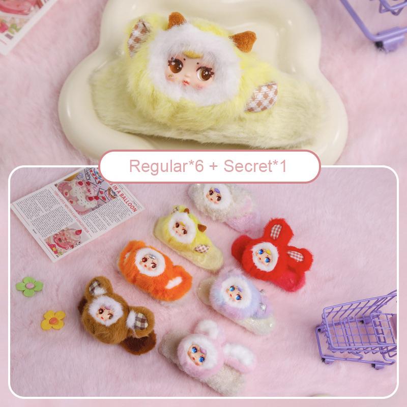 

Mm Sugar Baby Cute Baby Hair Clips Series Plush Blind Box, Cute Stuffed Animal Blind Plush Mystery Box
