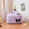Sanrio Plush Makeup Bag Kuromi Cinnamoroll My Melody Hello Kitty Portable Cosmetic Bag Cute Handheld Storage Pouch Kawaii Gifts