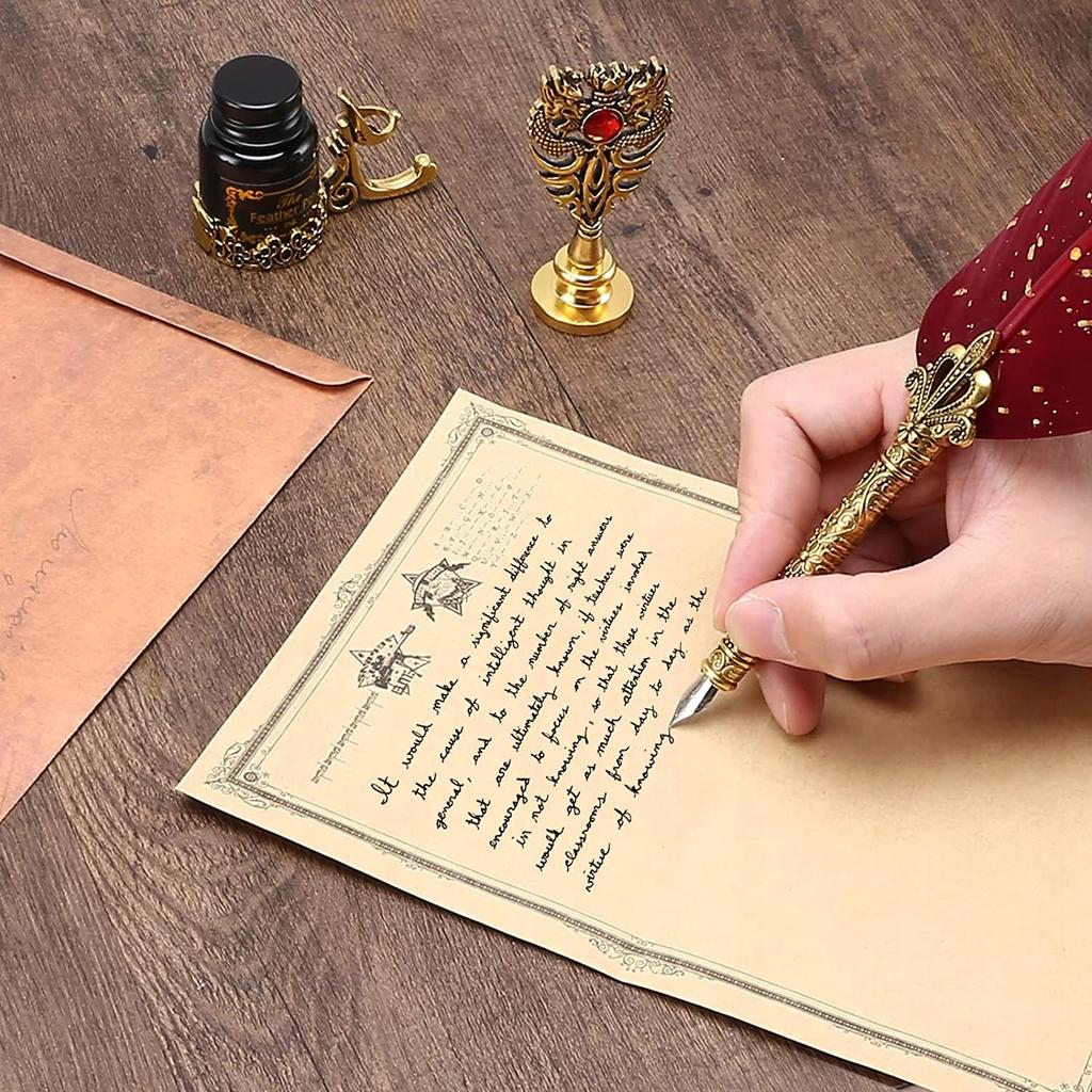 Calligraphy Kit Seal Wax Pen Ink